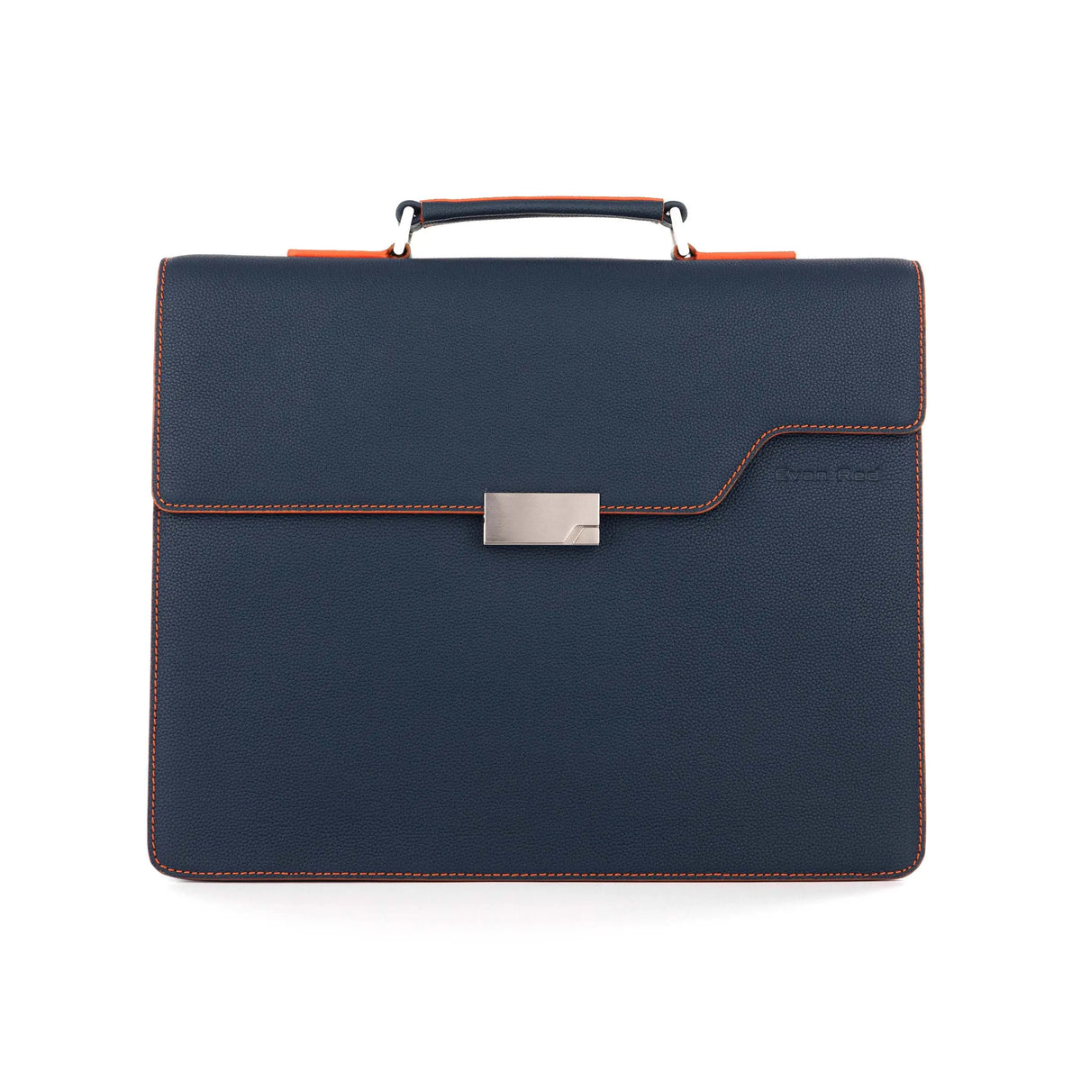 Petrol Blue Leather Briefcase For Men & Women | Modern & Sleek