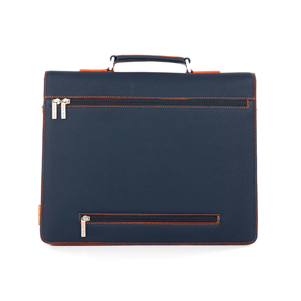 Petrol Blue Evan Red