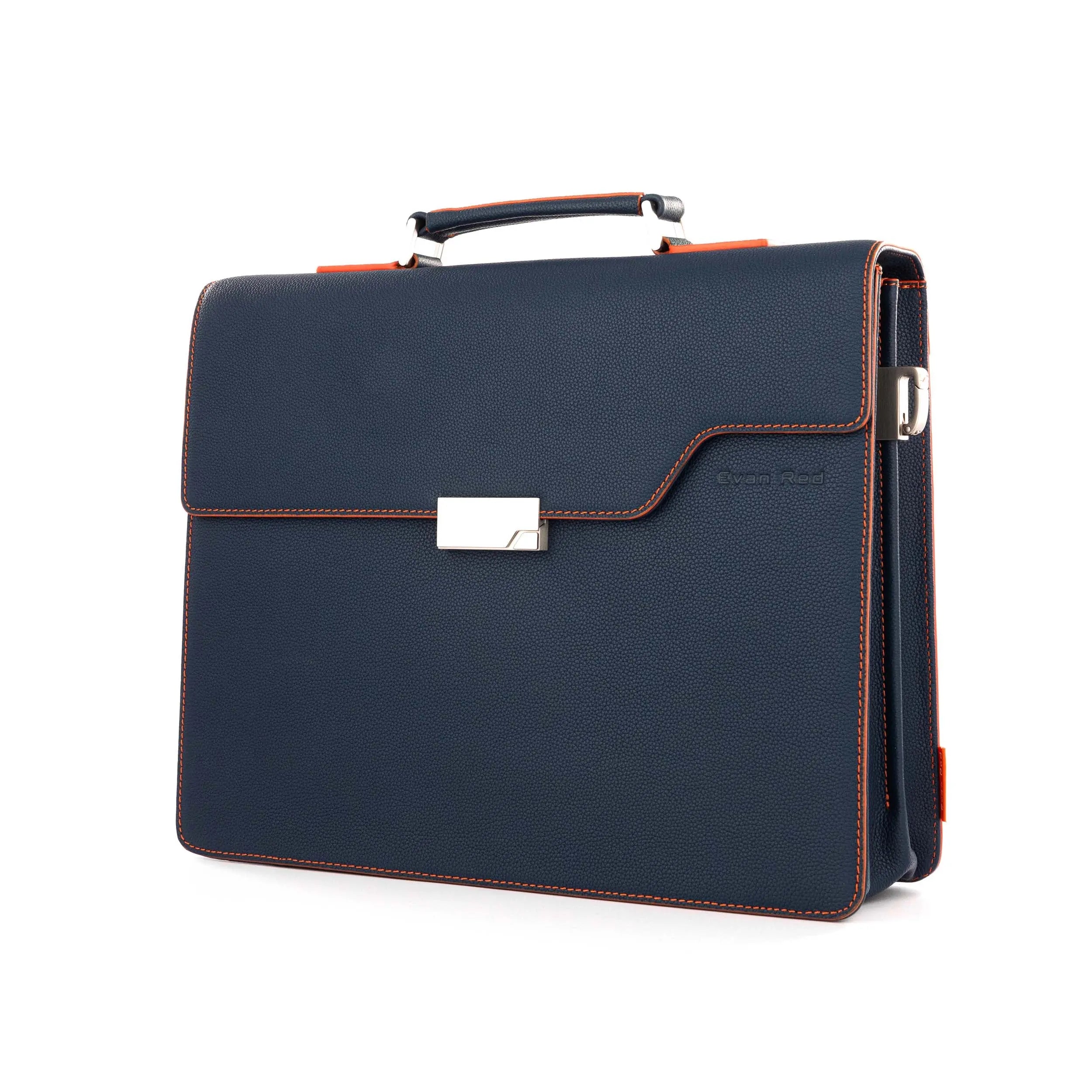 Petrol Blue Evan Red